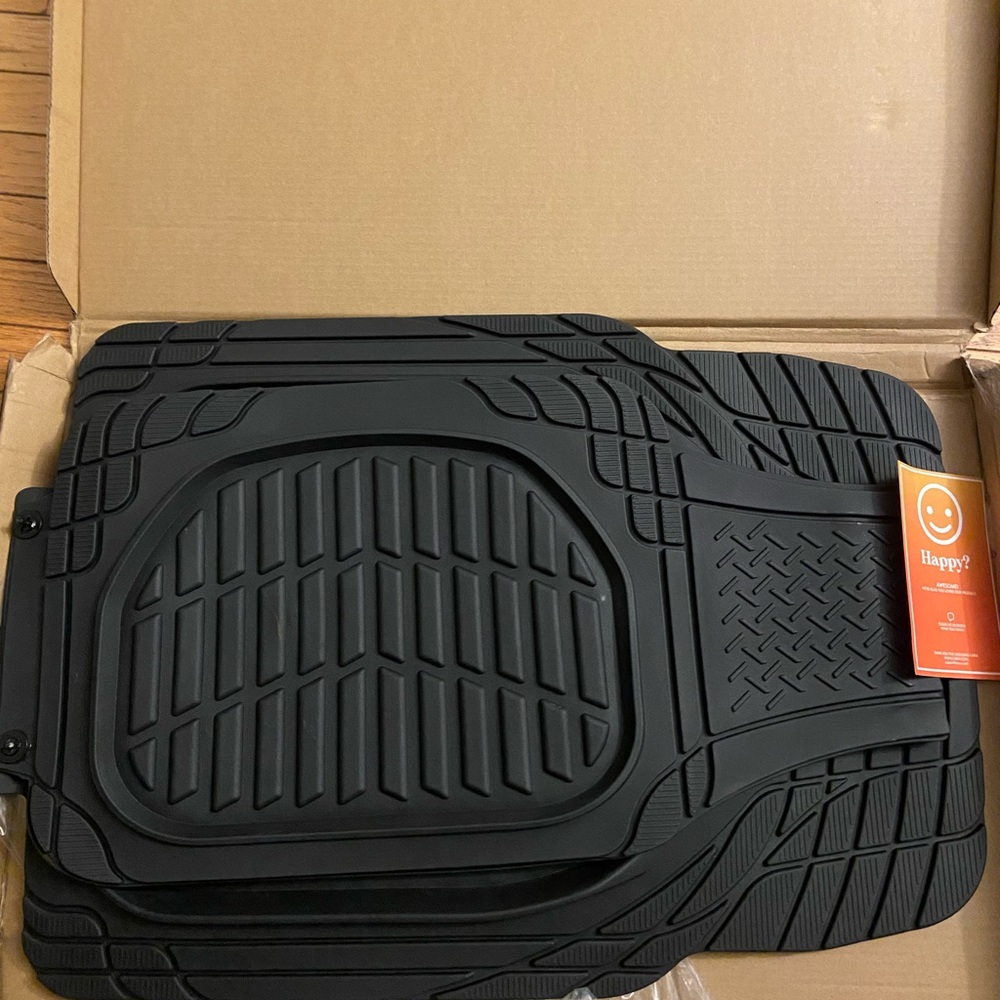 Happoz Black Car Floor Mats